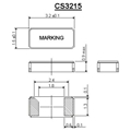 美國ITTI晶振,CS3215石英諧振器,CS3215-32.768KHz-12.5-TR晶振