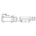 SHINSUNG歐美晶振,TF-38S時鐘晶振,TF-38S-30-32.768KHz-12.5pF晶振